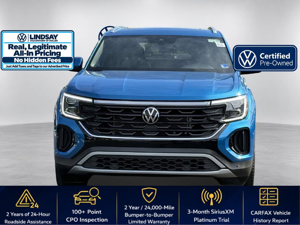 Certified 2024 Volkswagen Atlas Cross Sport SE w/ Panoramic Sunroof Package FWD image 2