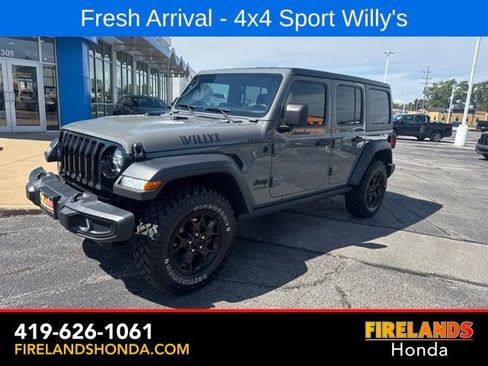 Used 2021 Jeep Wrangler Unlimited Sport AWD/4WD image 2
