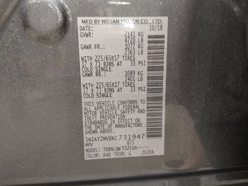 Used 2019 Nissan Rogue SV image 33