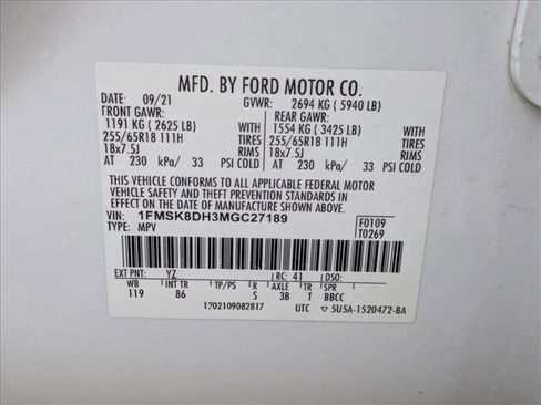 Used 2021 Ford Explorer XLT image 25