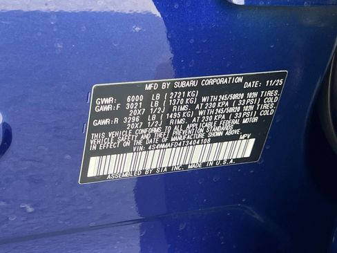 New 2026 Subaru Ascent Limited image 26