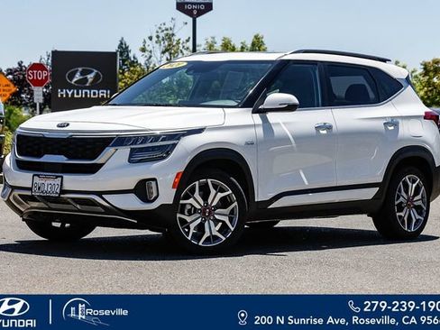 Used 2021 Kia Seltos SX w/ SX Sunroof Package AWD/4WD image 1