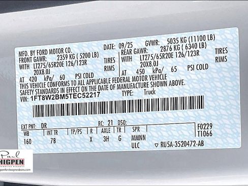 New 2026 Ford F250 Platinum image 13