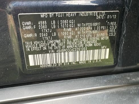 Used 2012 Subaru Outback 2.5i Premium w/ All-Weather Pkg image 40