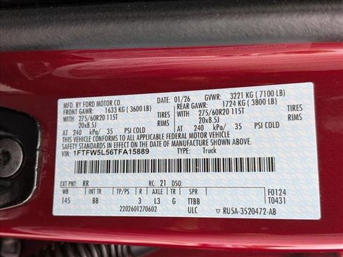 New 2026 Ford F150 Lariat w/ Equipment Group 501A Mid AWD/4WD image 18