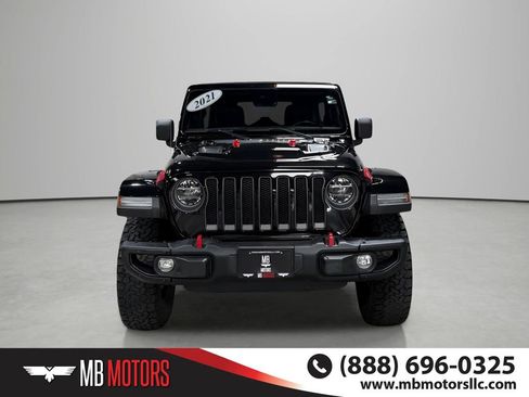 Used 2021 Jeep Wrangler Unlimited Rubicon w/ Uconnect 4C Nav & Sound Group AWD/4WD image 2