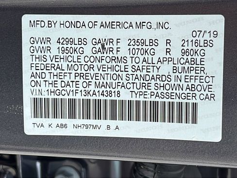 Used 2019 Honda Accord LX image 23