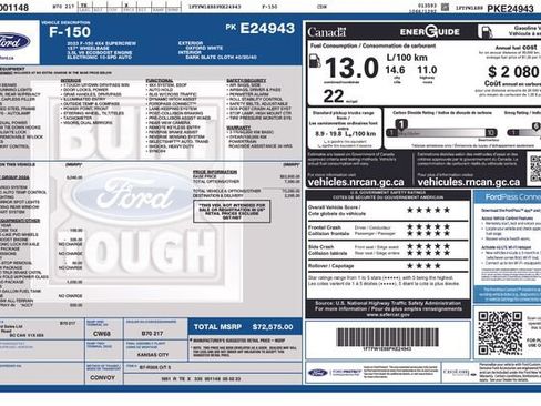 Used 2023 Ford F150 XLT w/ Equipment Group 302A High AWD/4WD image 2