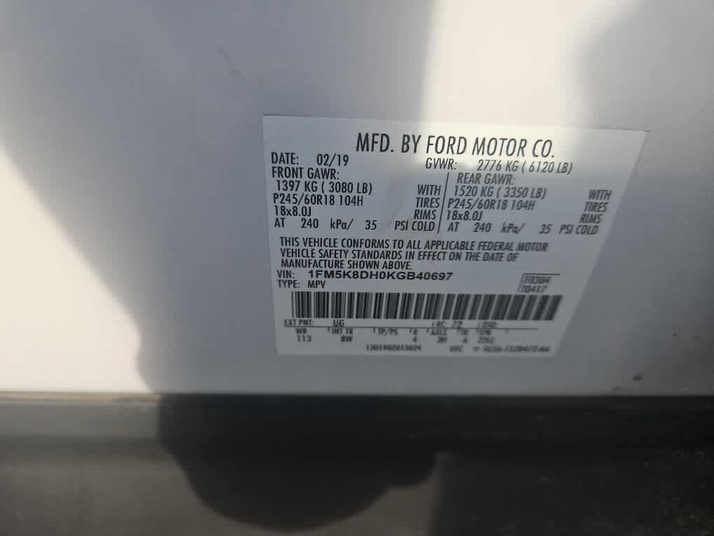 Used 2019 Ford Explorer XLT w/ Equipment Group 201A AWD/4WD image 22