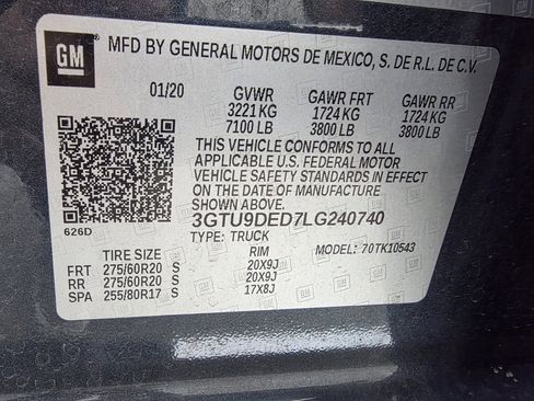 Used 2020 GMC Sierra 1500 SLT w/ SLT Premium Plus Package image 32