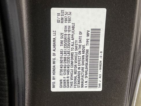 Used 2018 Honda Odyssey Elite image 36