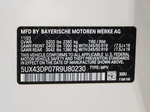 Used 2024 BMW X3 sDrive30i w/ M Sport Package RWD image 63