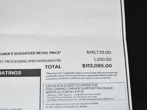 Used 2024 Lexus LX 600 F Sport image 86