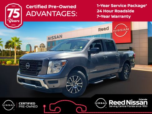 Certified 2024 Nissan Titan SV w/ SV Convenience Package RWD image 1