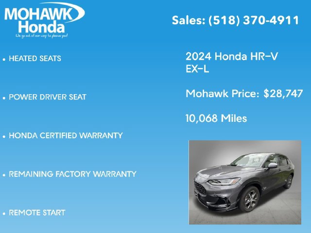 Certified 2024 Honda HR-V EX-L image 16