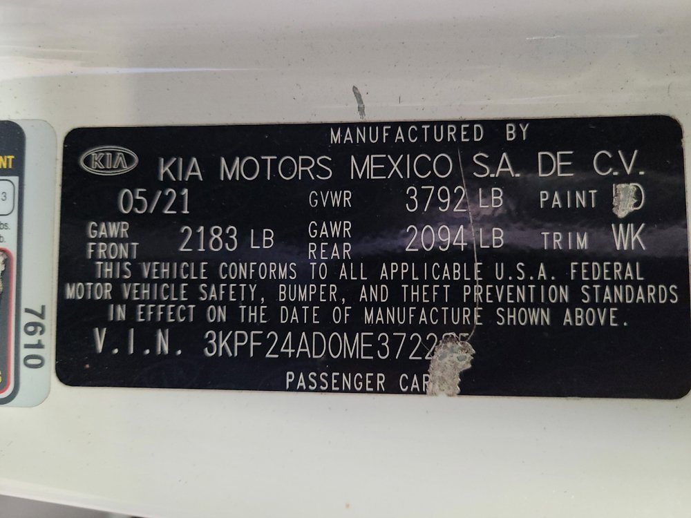 Used 2021 Kia Forte LXS FWD image 33
