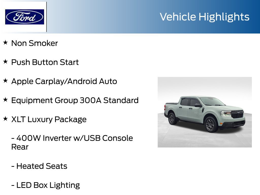 Certified 2024 Ford Maverick XLT w/ XLT Luxury Package AWD/4WD image 14