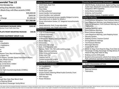 Used 2024 Chevrolet Trax LS w/ Driver Confidence Package FWD image 5