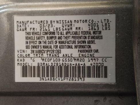 Used 2023 Nissan Sentra SV FWD image 33