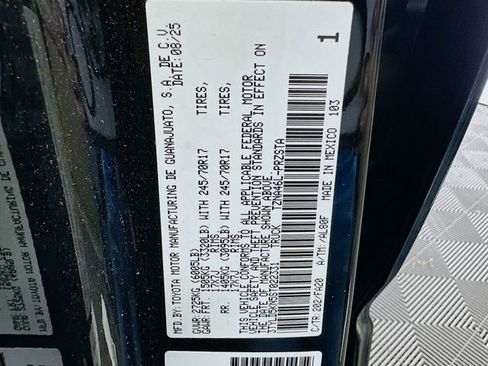 Certified 2025 Toyota Tacoma SR AWD/4WD image 29