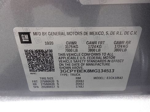 Used 2021 Chevrolet Silverado 1500 Custom AWD/4WD image 19