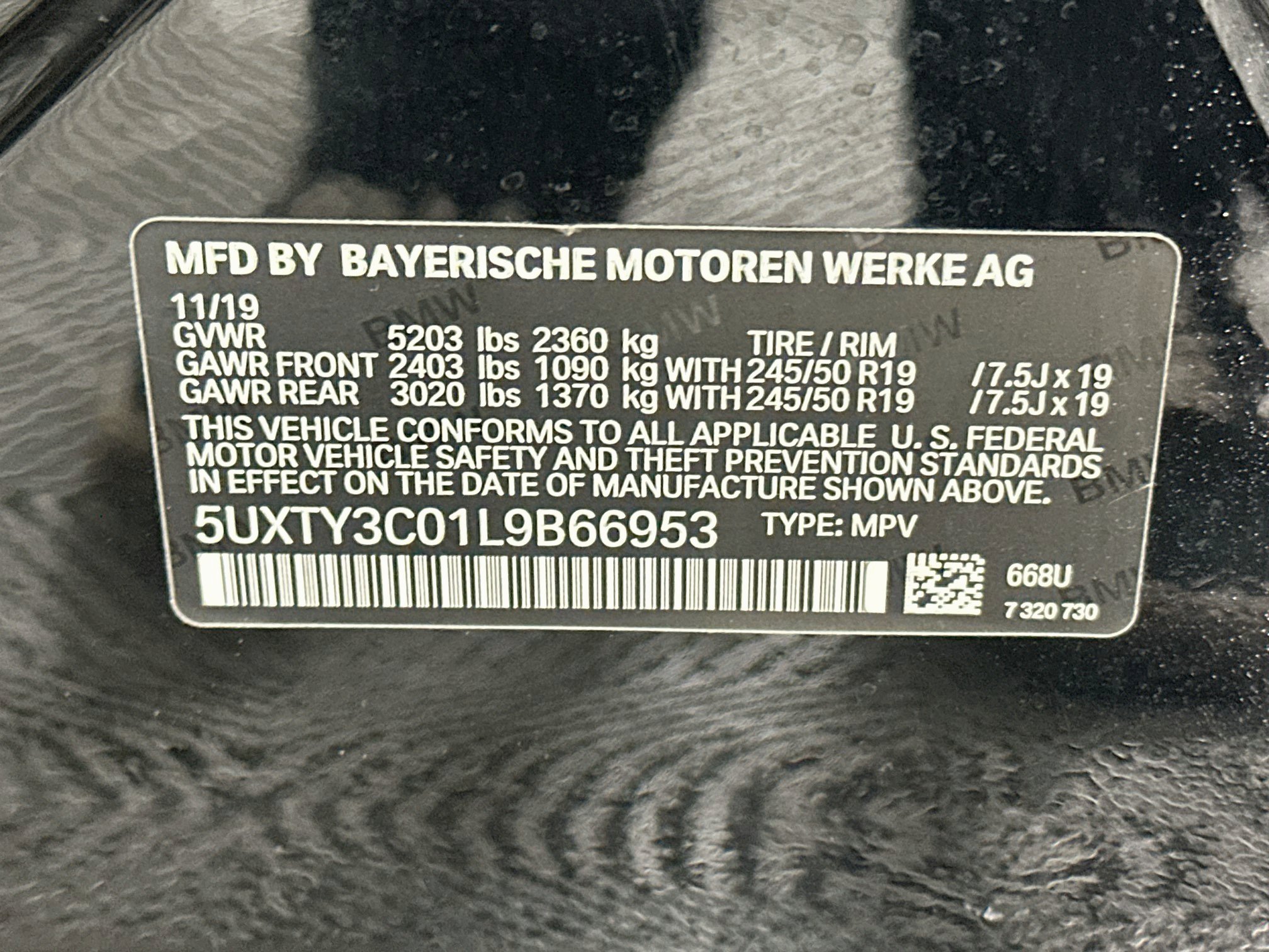 Used 2020 BMW X3 sDrive30i w/ Premium Package RWD image 12