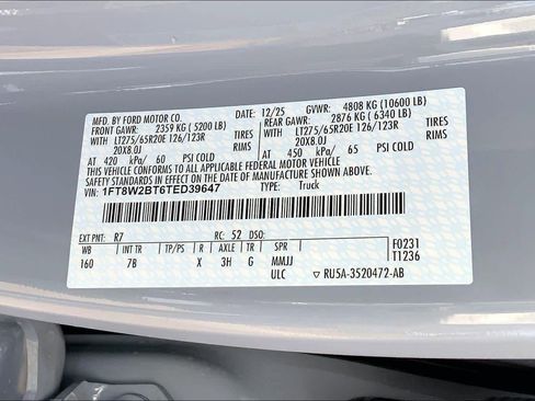 New 2026 Ford F250 Platinum w/ FX4 Off-Road Package AWD/4WD image 21