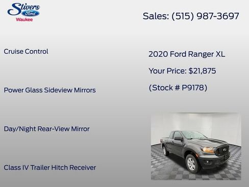Used 2020 Ford Ranger XL w/ Equipment Group 101A Mid RWD image 22
