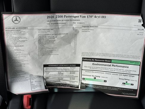 New 2026 Mercedes-Benz Sprinter 2500 image 12
