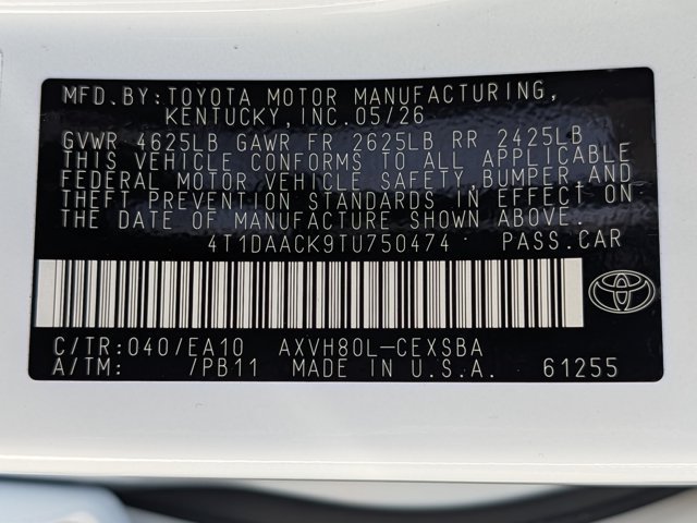 Used 2026 Toyota Camry SE FWD image 27