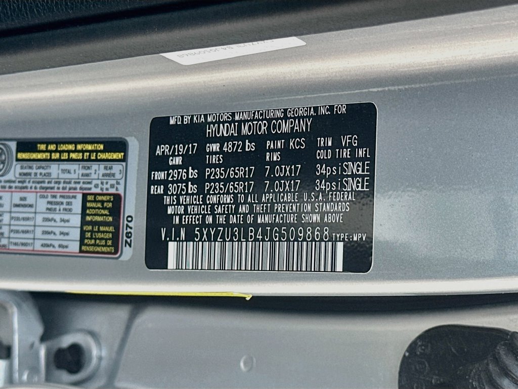 Used 2018 Hyundai Santa Fe Sport w/ 2.4L Value Package 02 FWD image 30