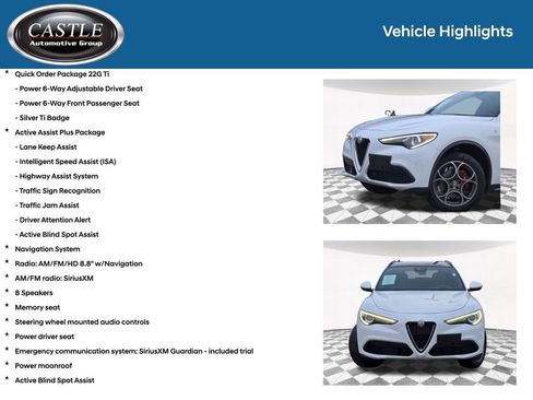 Used 2022 Alfa Romeo Stelvio Ti w/ Active Assist Plus Package AWD/4WD image 8