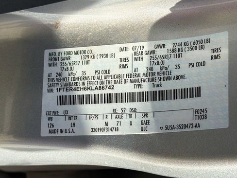 Used 2019 Ford Ranger XLT w/ Equipment Group 301A Mid RWD image 34
