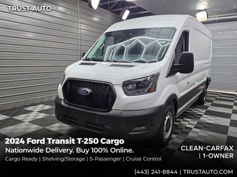Used 2024 Ford Transit 250 148 Medium Roof w/ Load Area Protection Package RWD image 1