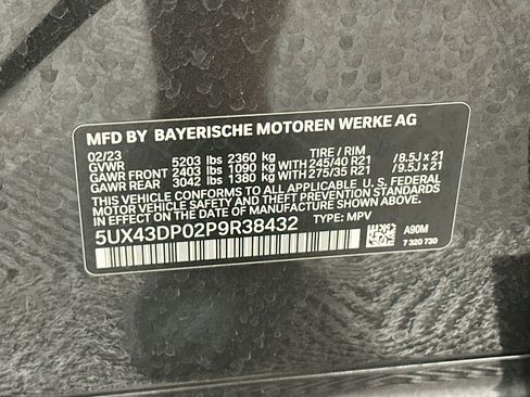 Used 2023 BMW X3 sDrive30i w/ M Sport Package RWD image 12
