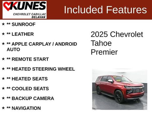 Used 2025 Chevrolet Tahoe Premier image 3