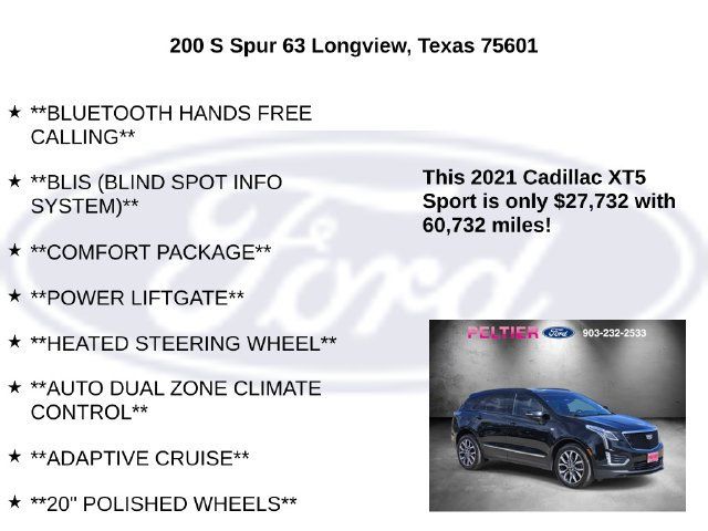 Used 2021 Cadillac XT5 Sportv AWD/4WD image 10