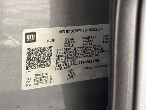 New 2026 GMC Yukon XL Denali w/ Sun & Power Step Package image 37