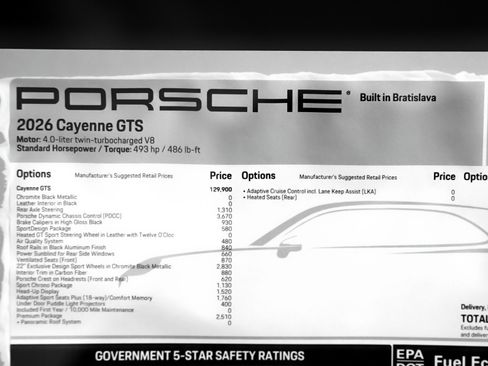 New 2026 Porsche Cayenne GTS image 29