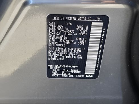 New 2026 INFINITI QX80 4WD w/ Sport Exterior Package image 22