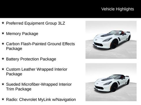 Used 2016 Chevrolet Corvette Z06 w/ 3LZ Preferred Equipment Group RWD image 13