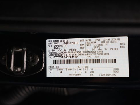 Certified 2023 Ford F150 Lariat w/ Equipment Group 502A High image 44