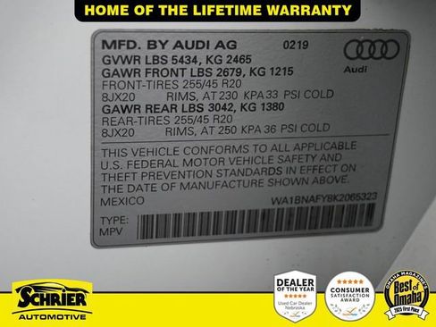 Used 2019 Audi Q5 2.0T Premium Plus w/ Premium Plus Package image 52