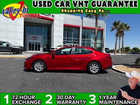 Certified 2025 Toyota Camry LE FWD image 1