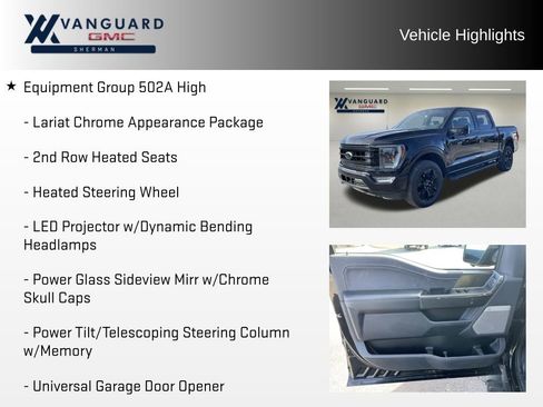 Used 2022 Ford F150 Lariat w/ Equipment Group 502A High image 16