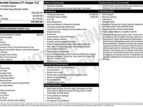 Used 2021 Chevrolet Camaro LT RWD image 7