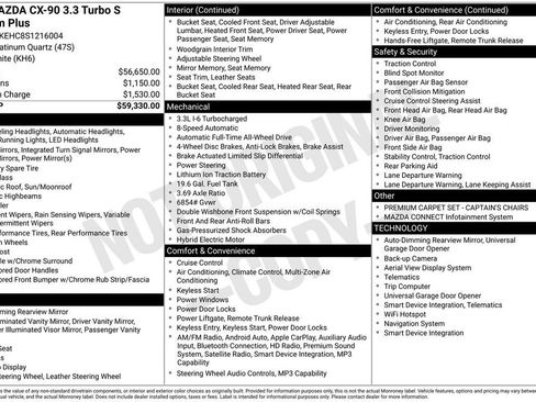 Used 2025 MAZDA CX-90 3.3 Turbo S w/ Premium Plus image 2