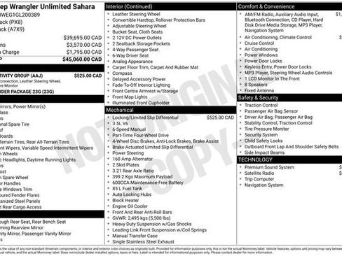 Used 2016 Jeep Wrangler Unlimited Sahara w/ Connectivity Group image 2