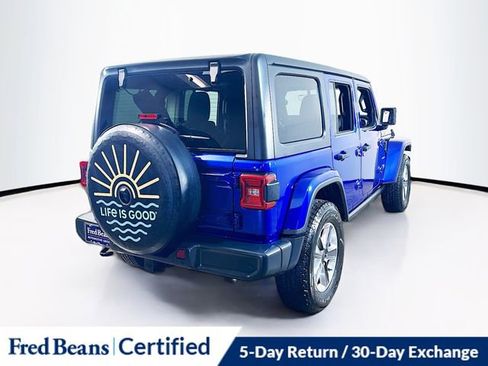 Used 2020 Jeep Wrangler Unlimited Sahara image 9