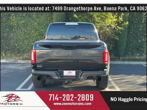 Used 2018 Ford F150 Raptor w/ Equipment Group 801A Mid image 7
